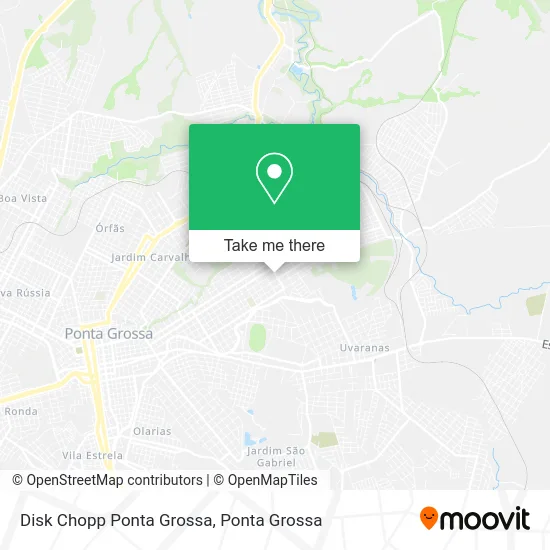 Disk Chopp Ponta Grossa map