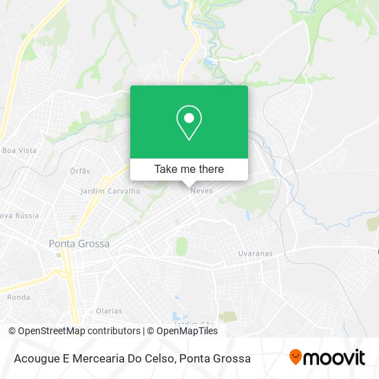 Mapa Acougue E Mercearia Do Celso