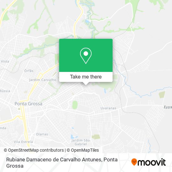 Mapa Rubiane Damaceno de Carvalho Antunes