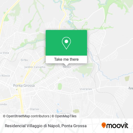 Mapa Residencial Villaggio di Nápoli