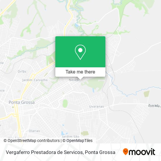 Mapa Vergaferro Prestadora de Servicos