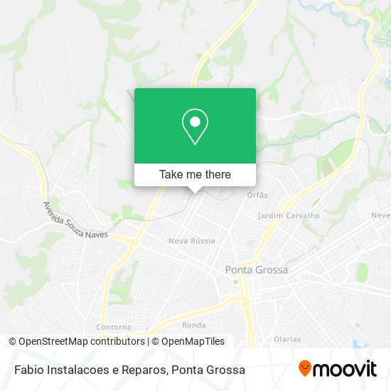 Fabio Instalacoes e Reparos map