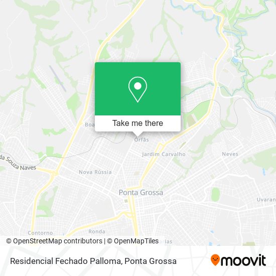 Residencial Fechado Palloma map