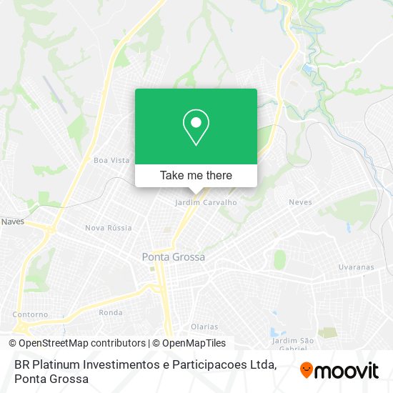 BR Platinum Investimentos e Participacoes Ltda map