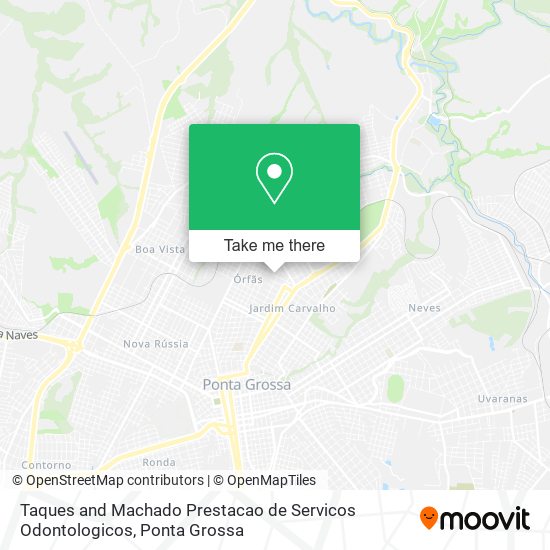 Mapa Taques and Machado Prestacao de Servicos Odontologicos