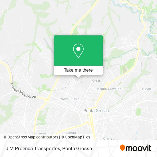 J M Proenca Transportes map