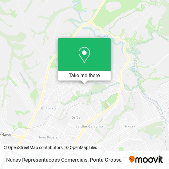 Nunes Representacoes Comerciais map