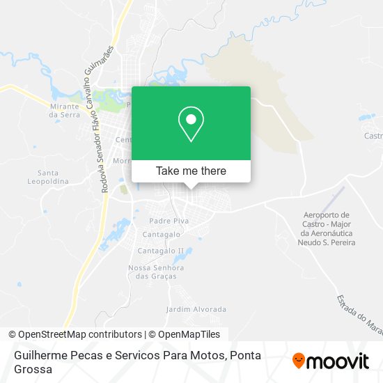 Mapa Guilherme Pecas e Servicos Para Motos