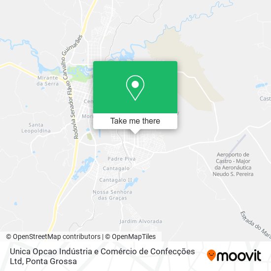 Unica Opcao Indústria e Comércio de Confecções Ltd map