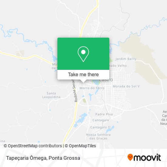 Tapeçaria Ômega map