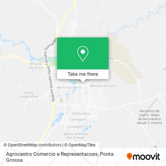 Agrocastro Comercio e Representacoes map