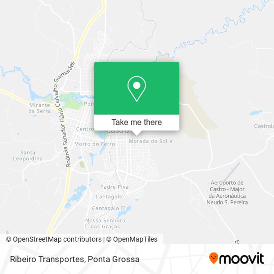 Mapa Ribeiro Transportes