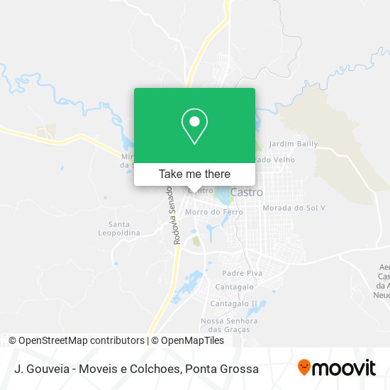 Mapa J. Gouveia - Moveis e Colchoes