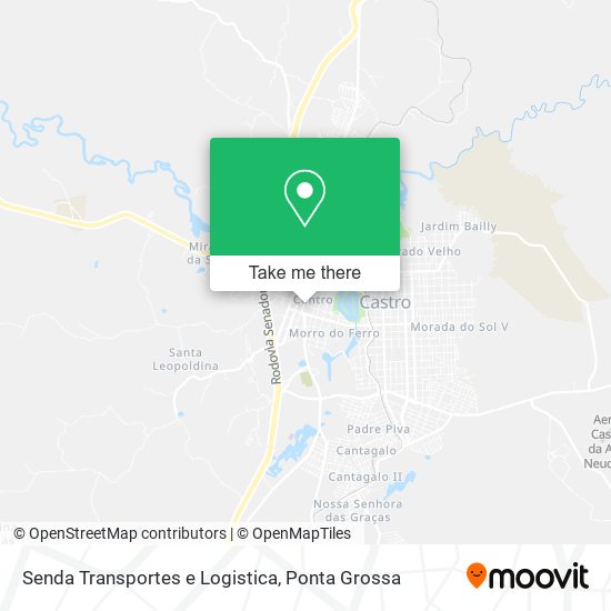 Senda Transportes e Logistica map