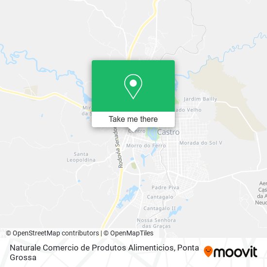 Mapa Naturale Comercio de Produtos Alimenticios