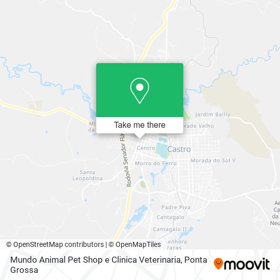 Mapa Mundo Animal Pet Shop e Clinica Veterinaria