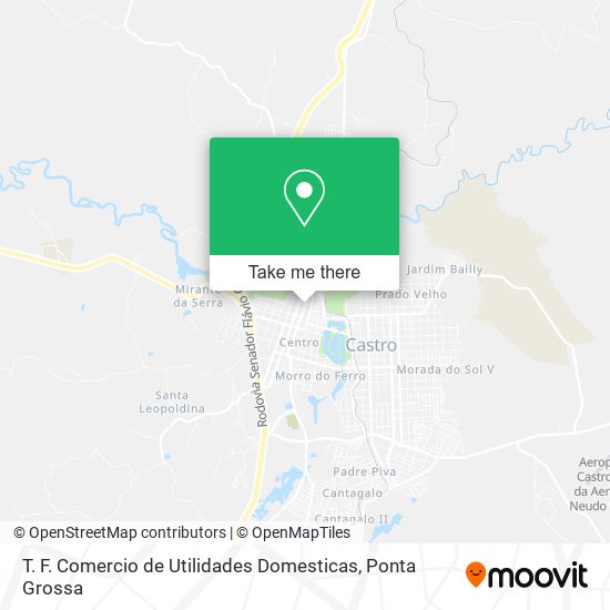 T. F. Comercio de Utilidades Domesticas map