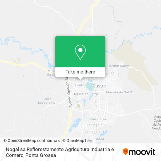 Mapa Nogal sa Reflorestamento Agricultura Industria e Comerc
