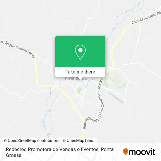 Redecred Promotora de Vendas e Eventos map