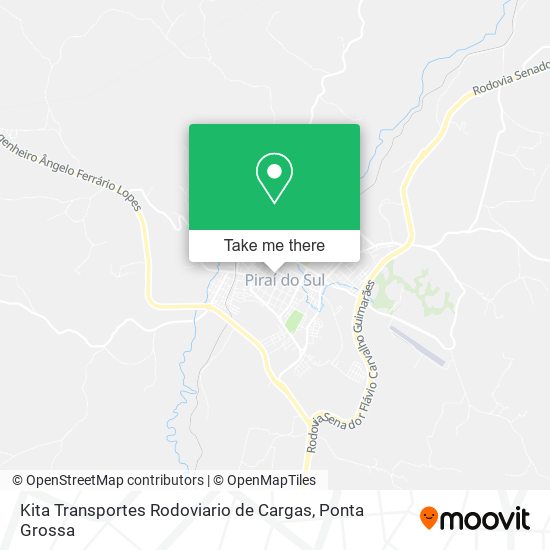 Kita Transportes Rodoviario de Cargas map