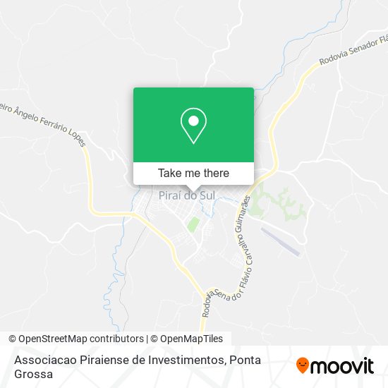 Mapa Associacao Piraiense de Investimentos