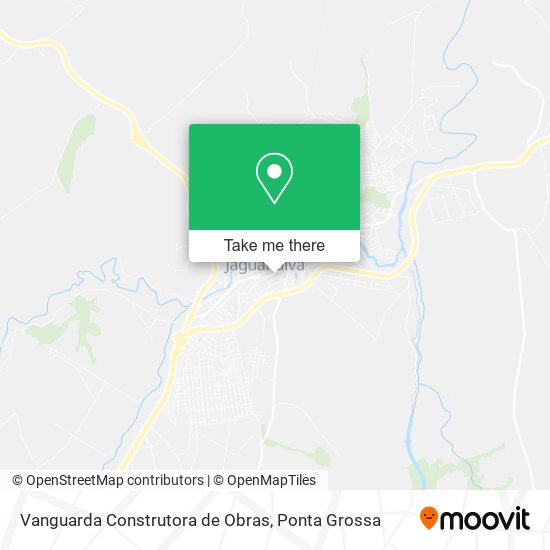 Mapa Vanguarda Construtora de Obras