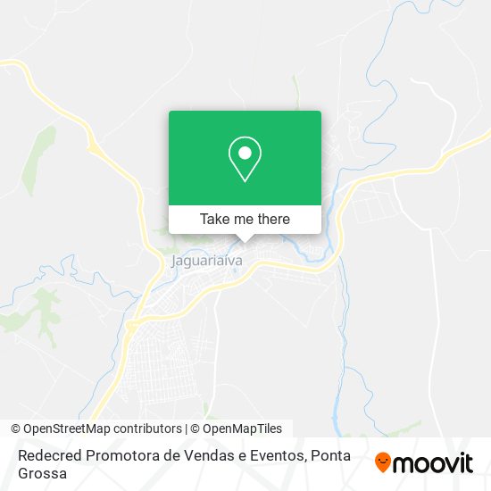 Mapa Redecred Promotora de Vendas e Eventos