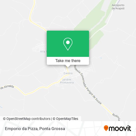 Mapa Emporio da Pizza