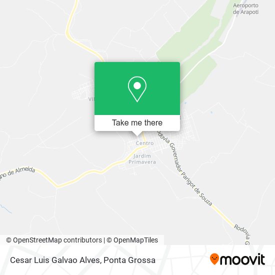 Cesar Luis Galvao Alves map