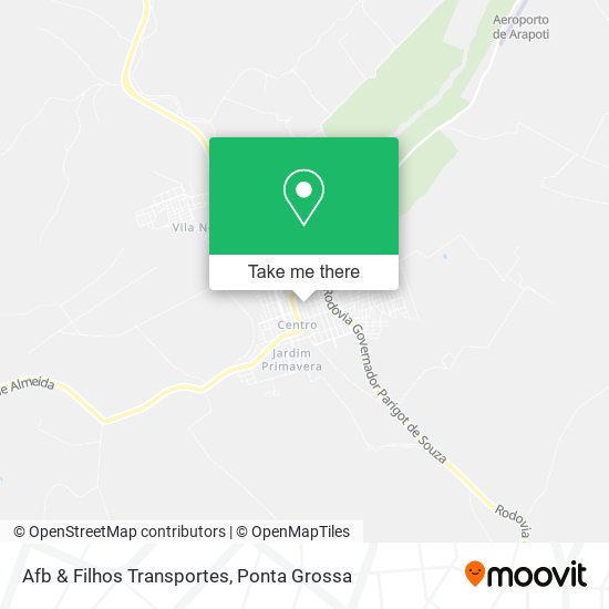 Mapa Afb & Filhos Transportes