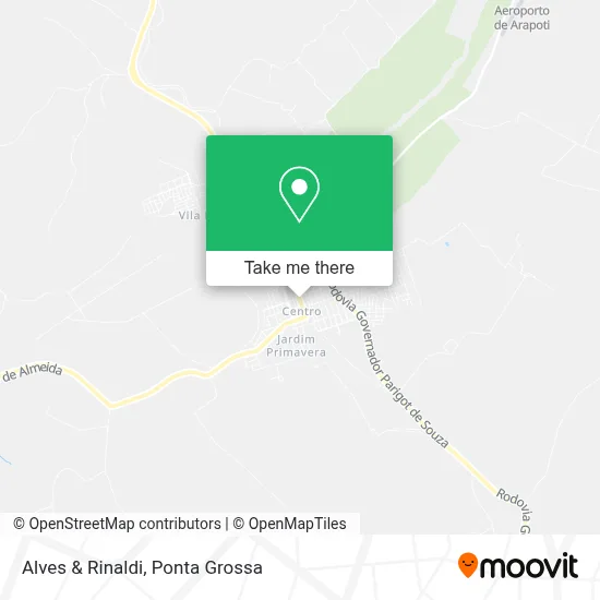 Alves & Rinaldi map