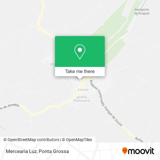 Mapa Mercearia Luz