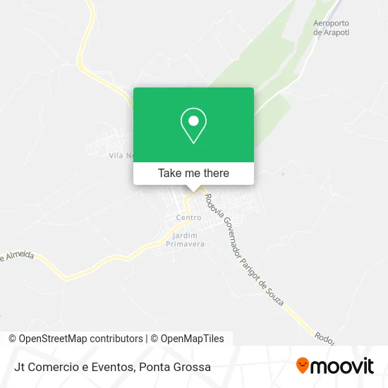 Jt Comercio e Eventos map