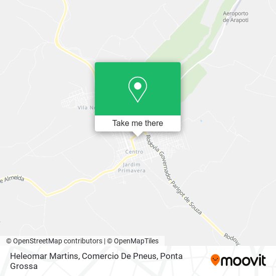Mapa Heleomar Martins, Comercio De Pneus