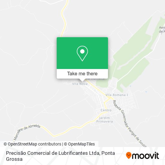 Precisão Comercial de Lubrificantes Ltda map