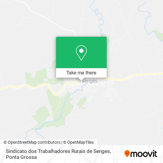 Sindicato dos Trabalhadores Rurais de Senges map