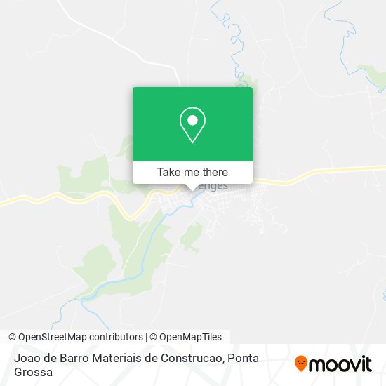 Mapa Joao de Barro Materiais de Construcao