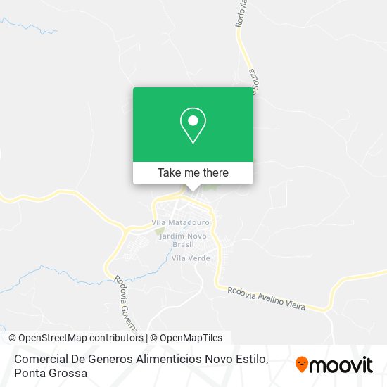 Comercial De Generos Alimenticios Novo Estilo map