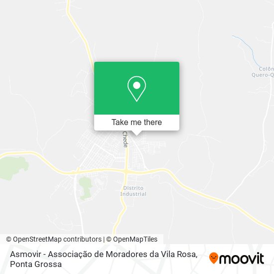 Mapa Asmovir - Associação de Moradores da Vila Rosa