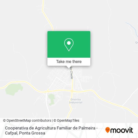 Cooperativa de Agricultura Familiar de Palmeira - Cafpal map