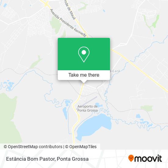 Estância Bom Pastor map