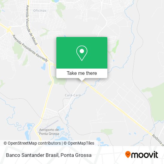 Banco Santander Brasil map