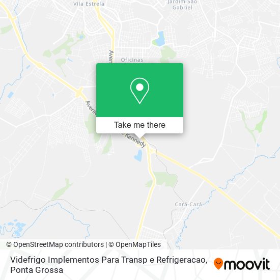 Mapa Videfrigo Implementos Para Transp e Refrigeracao