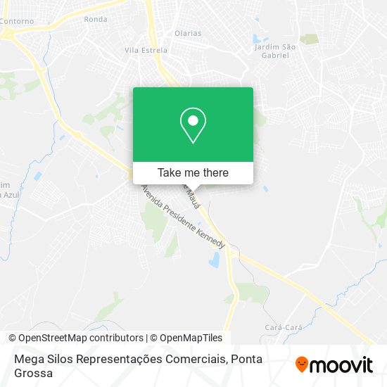 Mapa Mega Silos Representações Comerciais