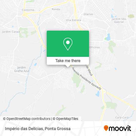 Império das Delícias map