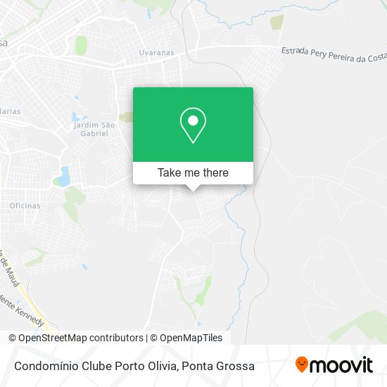 Mapa Condomínio Clube Porto Olivia