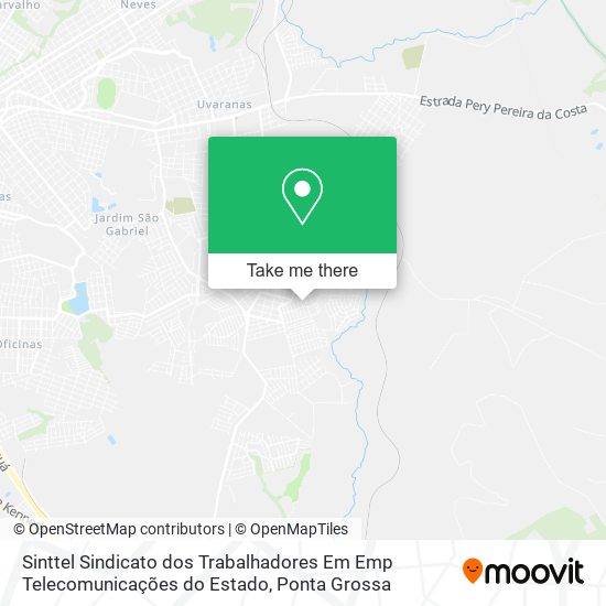 Sinttel Sindicato dos Trabalhadores Em Emp Telecomunicações do Estado map