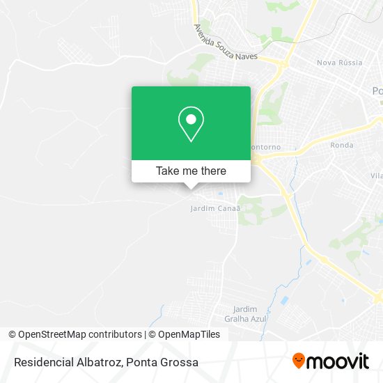 Residencial Albatroz map