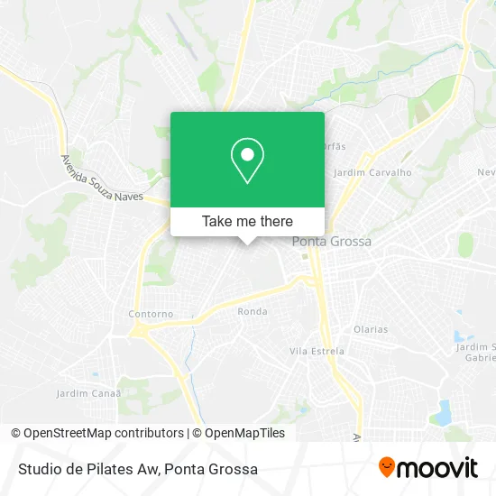 Studio de Pilates Aw map