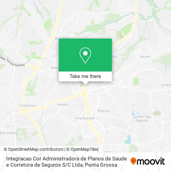 Mapa Integracao Cor Administradora de Planos de Saude e Corretora de Seguros S / C Ltda